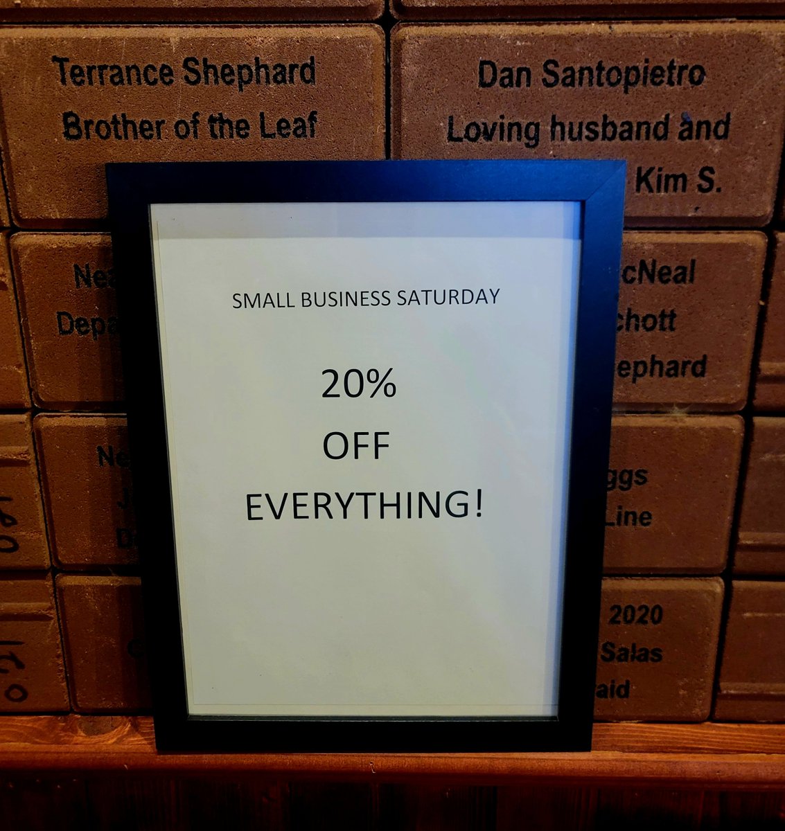 Thank you for the support. Small Business Saturday sale ends at midnight tonight. Please use #smallbusiness to receive the 20% off everything. undergroundcigars.com