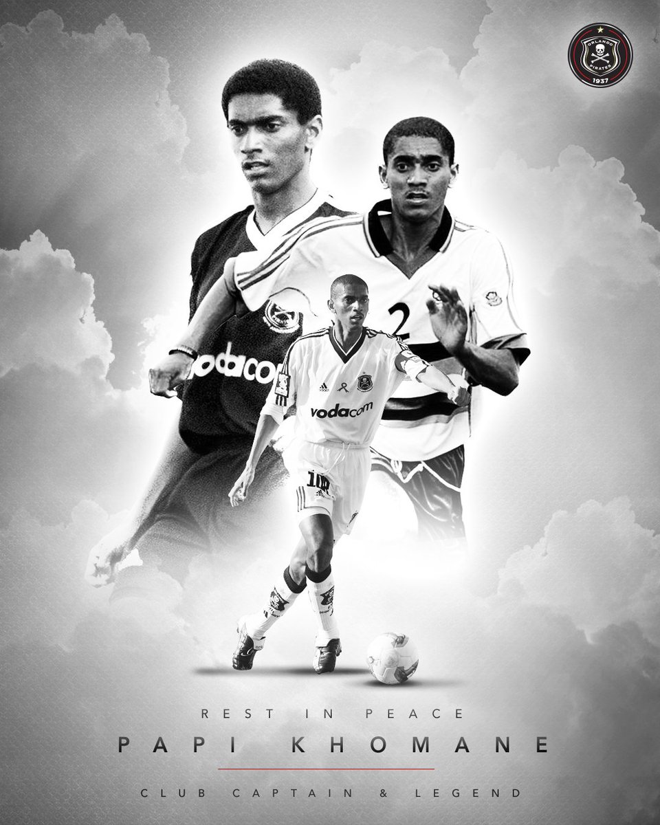 ☠️ Rest in peace, Papi.

⚫⚪🔴⭐
#OrlandoPirates
#OnceAlways