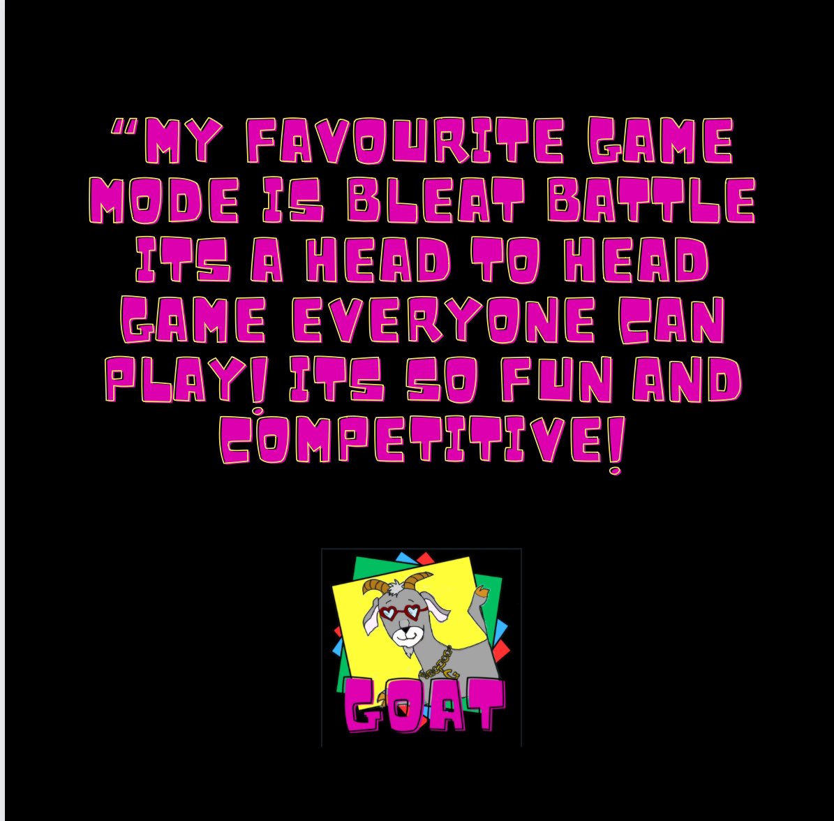 What a cool kid 🐐

#youngenterprise #lochend #gisforgoat
#GOAT #GamesOfAmazingTeenagers