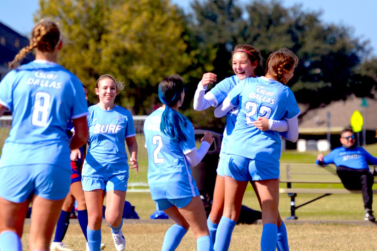 DSEast05_06's tweet photo. No better feeling than celebrating with your teammates! Today was no different! Catch us for our last game at the Texas Cup tomorrow! @dallas_surf #relentless 

📆 11/26
🕚 8:00am
📍Russell Creek field H https://t.co/x7swEA0RQG