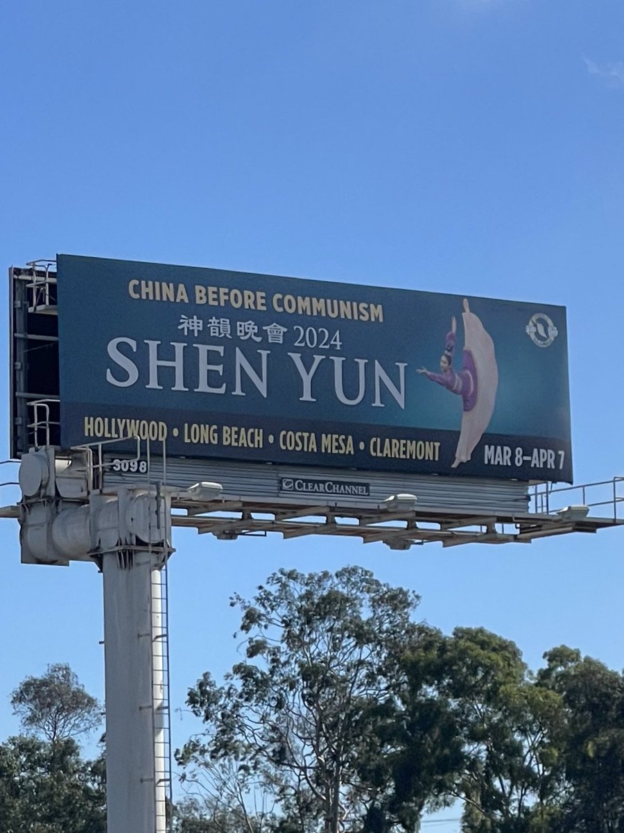 Oh no! The 2024 Shen Yun Billboards have officially hit LA!