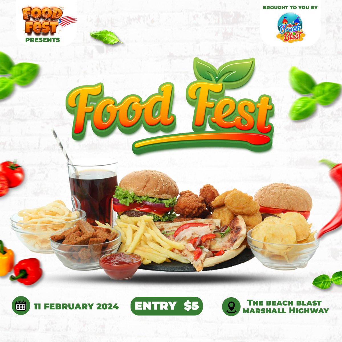 'Calling all vendors! Don't miss out on the ultimate Food Fest happening on February 11, 2024, at Marshall Beach Blast. 🗓️ Secure your spot and join the grand celebration! Click on the link below to register docs.google.com/forms/d/e/1FAI… #FeedFest2024 #VendorRegistration #FoodieEvent'