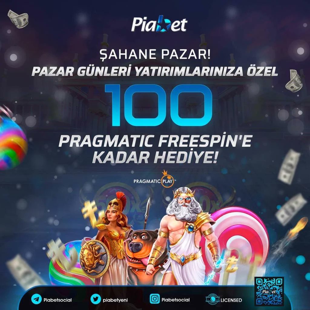 #Piabet 'te Şahane Pazar Başladı🍬🔥

😍Pazar Günleri Yatırımlarınıza Özel Gates of Olympus-Sweet Bonanza 'da geçerli 100Freespin Hediye‼️

Hemen tıkla rebrand.ly/piagir

#piabetkazandırır #piabetözeloran #piabetcasino