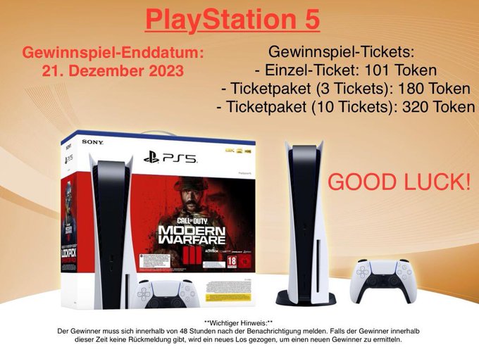 💥💥💥✨🎇✨Win a NEW PlayStation 5 with Call of Duty Modern Warfare ✨🎇 come in my Stream https://t.co/j048xPE0BG<a href="/tag/stripchat"class="tags"><span>#stripchat</span></a><a href="/tag/stripchatlive"class="tags"><span>#stripchatlive</span></a>