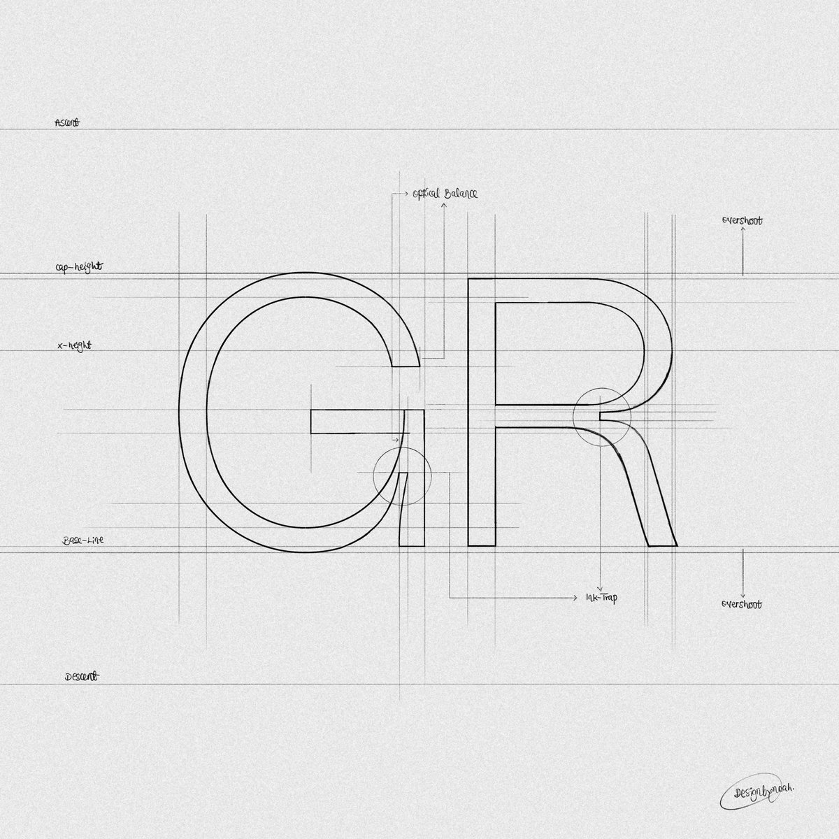 designbynoah's tweet photo. Archive - 2021

Grid sketches I created for a display font based on grotesk &amp; neo-grotesk typefaces, intended for internal use only.

To me, it's an ink-trapped variation of Neue Hass Grotesk made to save time in the long run, as I always found myself modifying NHG for projects. https://t.co/9hKuRxcSOq