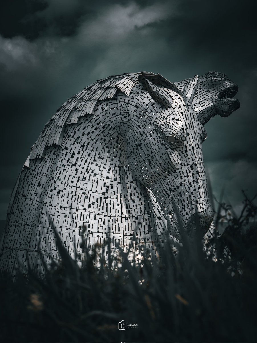 #DarkEdition Good night 🌛 
#TheKelpies... #Scotland #VisitScotland #Legends