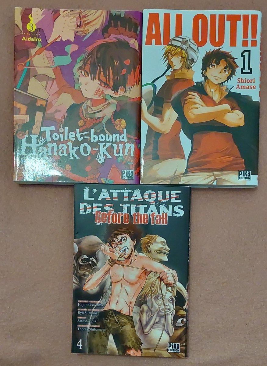 KreyDrear's tweet photo. @pikaedition 

#ToiletBoundHanakoKun #AllOut #LAttaqueDesTitans #BeforeTheFall https://t.co/TCvaXPYh8S
