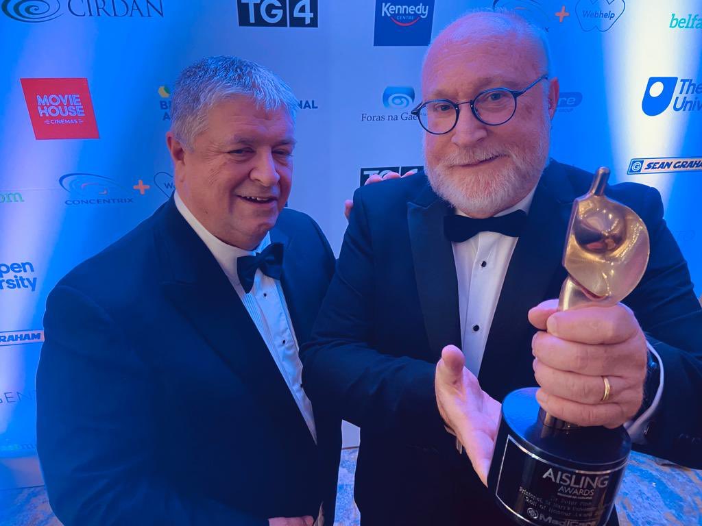 Anorthosis87's tweet photo. Delighted  to receive the Roll of Honour Award at the Aisling Awards on 24th November 2023 in the Europa Hotel.I took the award to be recognition of the wider effort by all my colleagues at the College,who have transformed the institution and prioritised community engagement. https://t.co/2u4mOMls4I