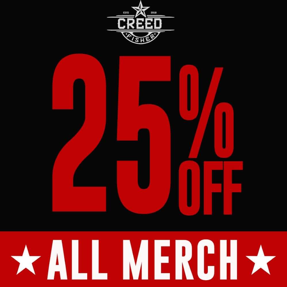 Hope your Thanksgiving was a good one! As we shift into rest of the holiday season, I just wanted to let y'all know my online store is 25% off storewide right now. Grab up those early Christmas presents and save yourself some money! Love yall🤘
bit.ly/47MoLWK