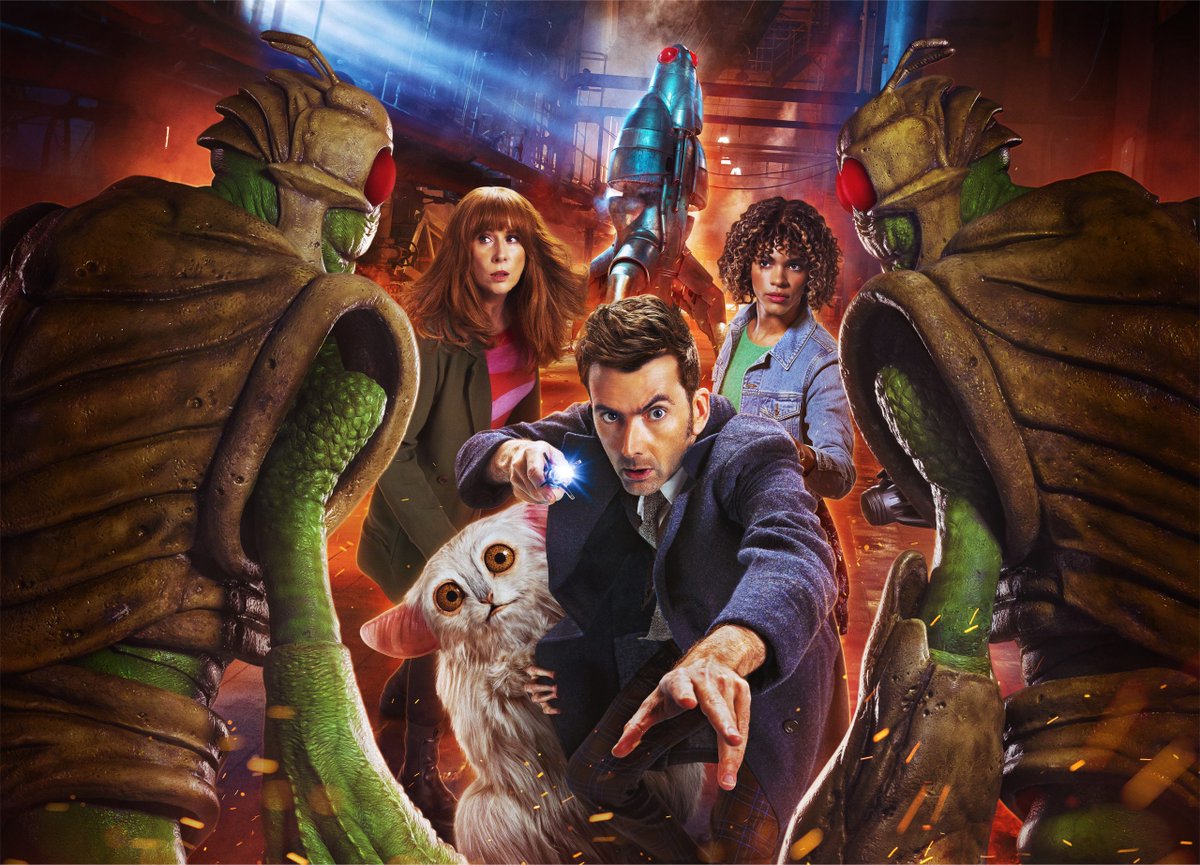 Well that was all rather terrific, brilliant and bonkers! Great Cast (welcome back Tennant and Tate), Inventive Direction from Rachal Talalay and Brilliant Production Design (love the new Tardis Interior). #MeepMeep 📷 #DoctorWho