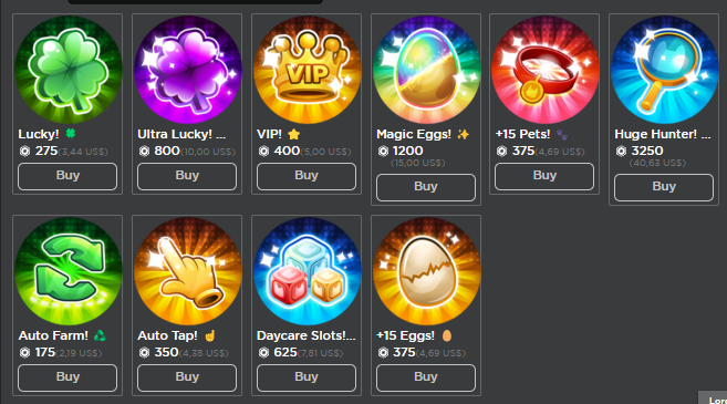 The ps99 gamepass prices are out!