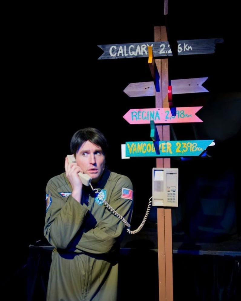 It’s only short hike from the secret airbase to……