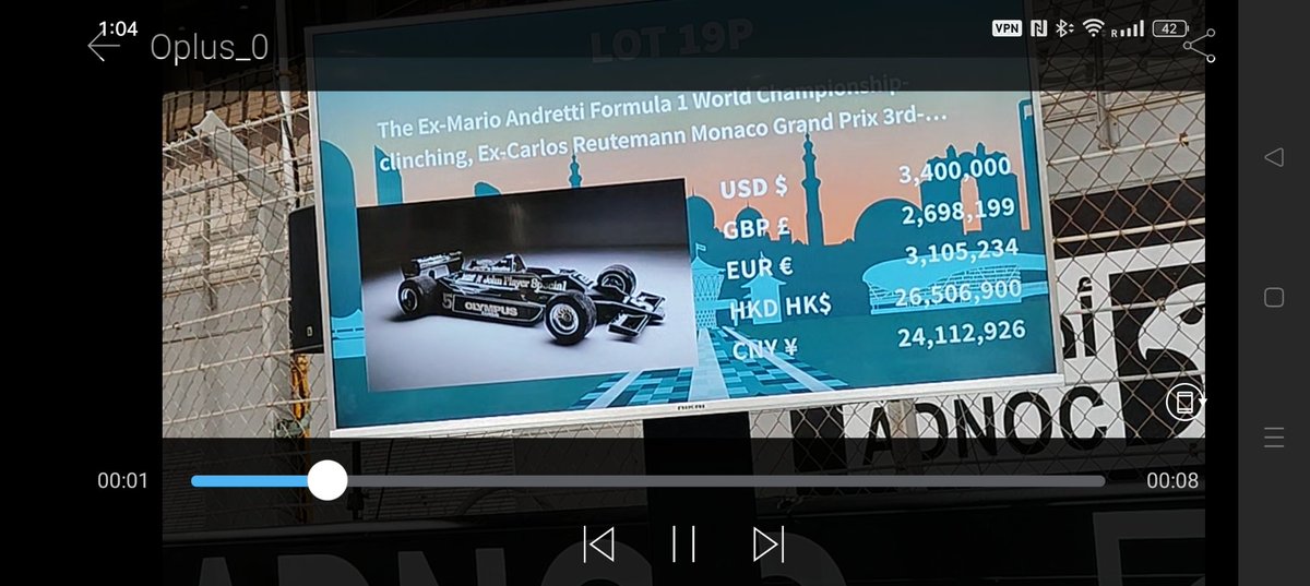 PressRacing's tweet photo. Se acabó la subasta de Bonham's y decepcionó. El @lotusf1racing de @MarioAndretti previsto más de 6.5. cerró en 3.2. un 964 turbo Rsr sucio y 10km dio la campanada con casi 1.7. @alo_oficial se pasó por la subasta pero su @McLarenAuto Elva no llegó a la reserva y se quedó en 1.2 https://t.co/XQJpcqSNRi