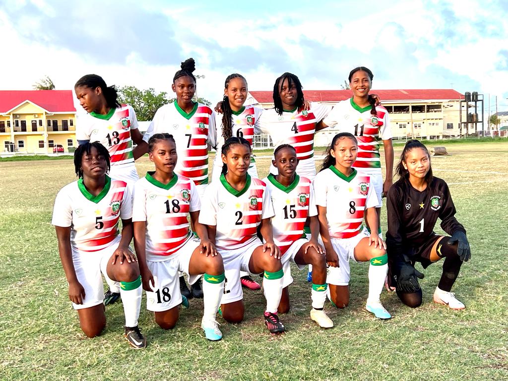 OfficialGFFInc's tweet photo. Happening Now at the Eve Leary Ground! 

Guyana U17  🇬🇾 vs 🇸🇷 Suriname U17 https://t.co/RGZLWRnedG