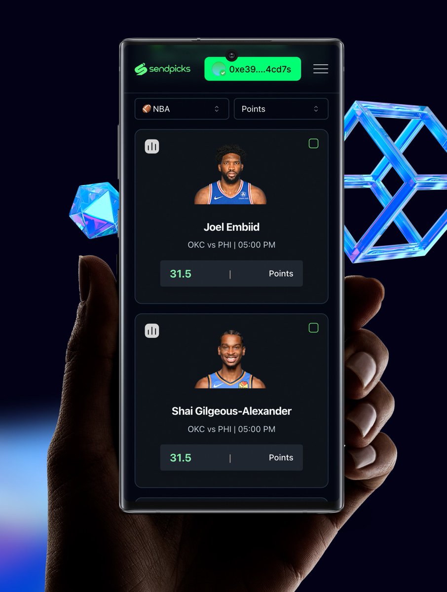 🏀 Big news! #NBA is now live on <a href="/Sendpicks_io/">Sendpicks</a>  

Keep an eye out for continuous updates over the next two weeks! $SEND