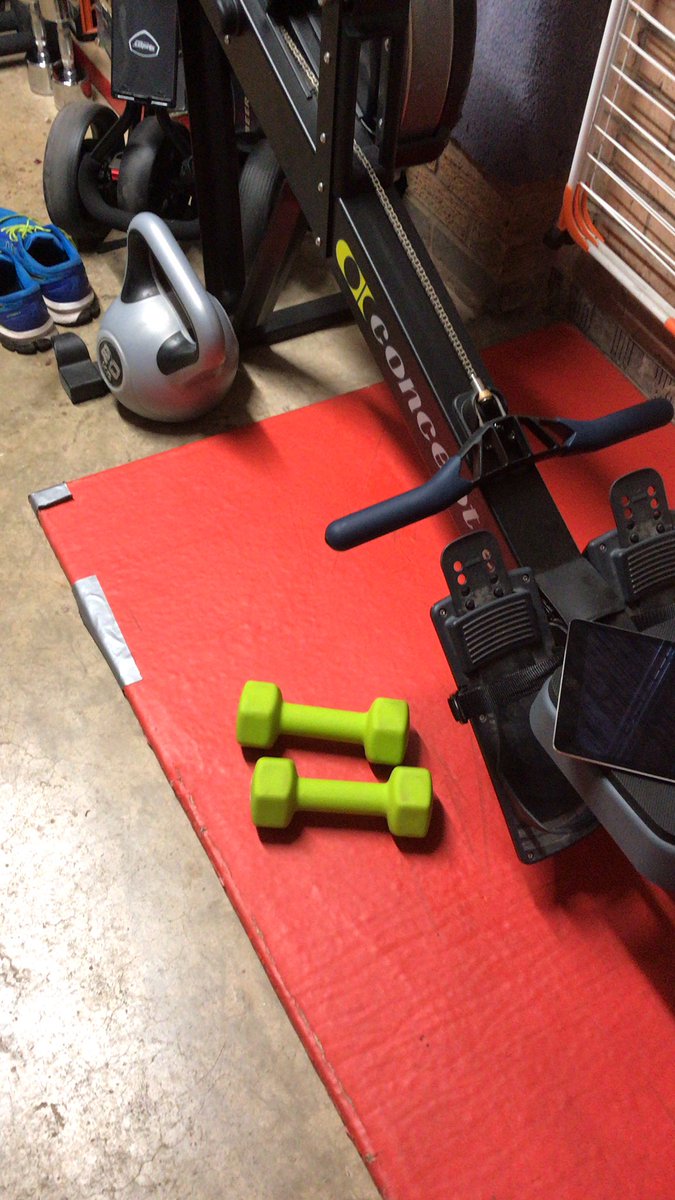 Back on the weights and rowing today. Happy Thursday #AHPsActive #WeActiveChallenge2022