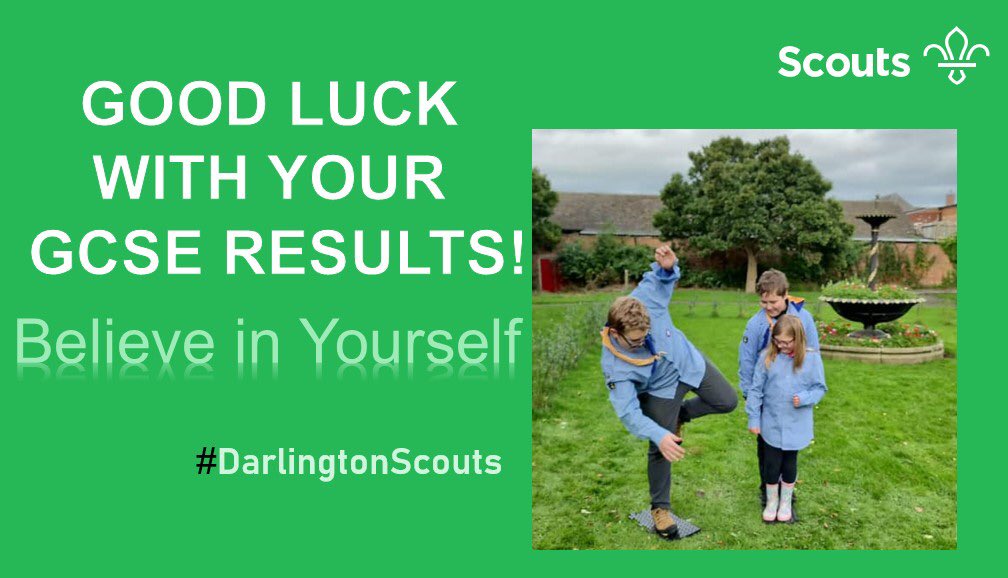 Whatever happens you have done your best! this is just the start and there are many doors to be opened with great opportunities that lay ahead.

#gcse2022 #resultsday #darlingtonscouts