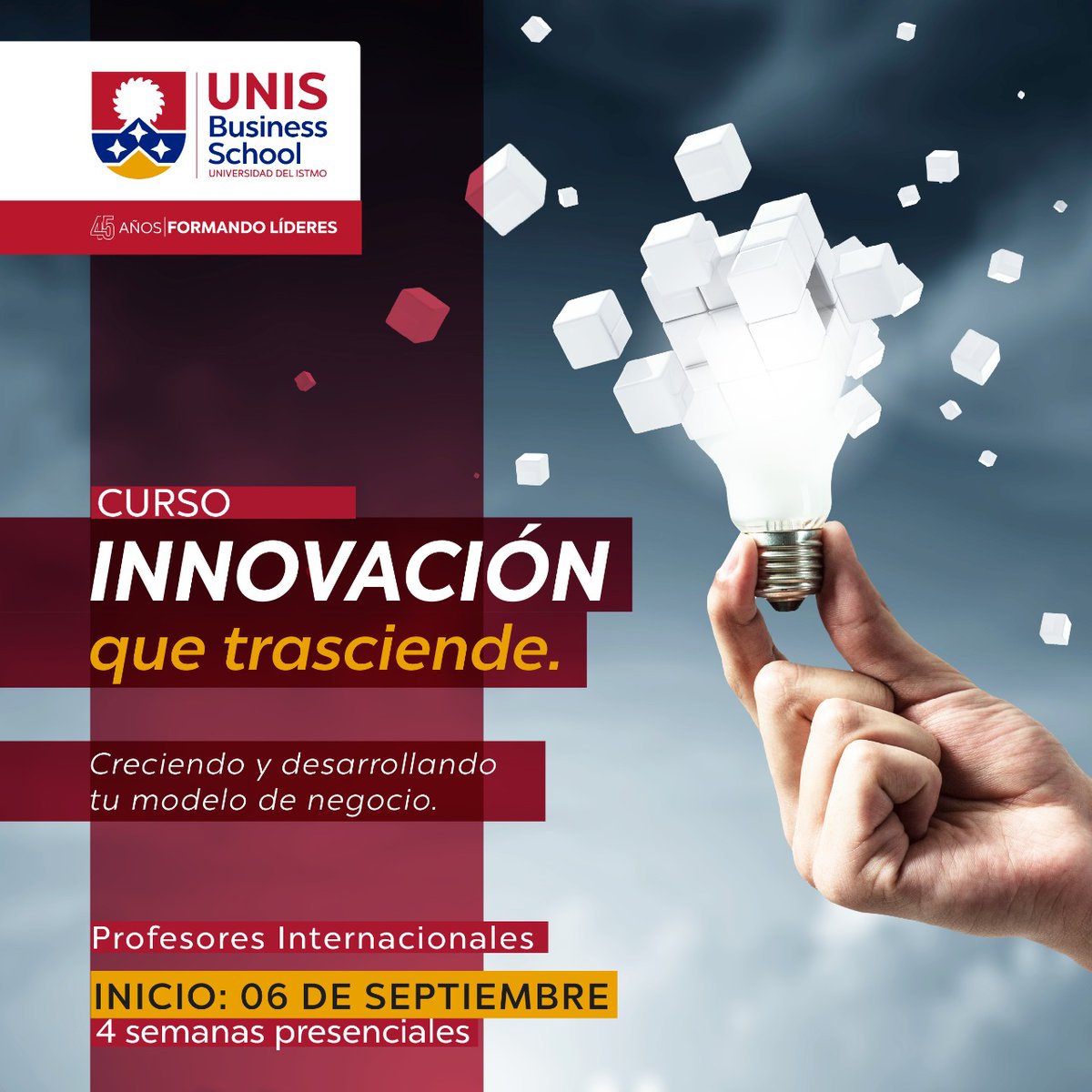 Amigos de #Guatemala próximo 6 de septiembre <a href="/moquendotorres/">Miguel E. Oquendo</a> y yo comenzaremos un programa para el desarrollo de "Empresas Invencibles" en colaboración con <a href="/Unis_Bs/">Unis Business School</a> <a href="/IdeariaLab/">IDEARIA</a> Combinar la explotación del modelo de negocio actual con la exploración de oportunidades #innovacion