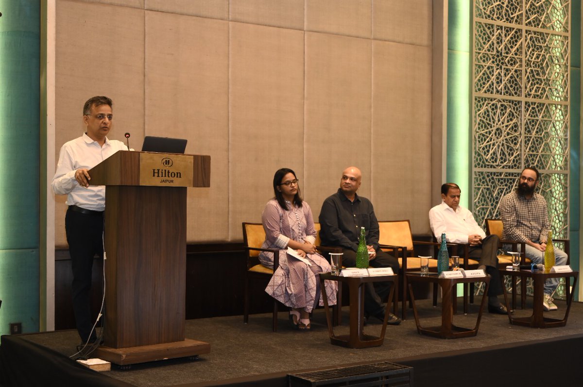 CEEPIndia's tweet photo. What a day at yesterday's #SET22 with exceptional minds, engaging content, and gr8 ideas! Love the change opportunities we are creating together with our partners @WRIIndia and @CustomizedES. Extending our appreciation to Ajitabh Sharma, AK Gupta, PS Saxena, VA Kale. #Jaipur https://t.co/Jve3DC3ZSe