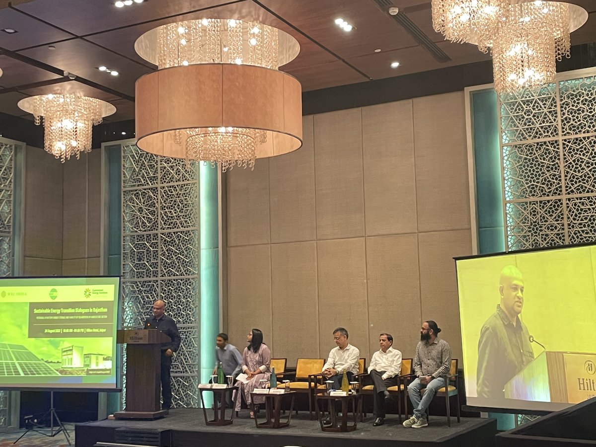 CEEPIndia's tweet photo. What a day at yesterday's #SET22 with exceptional minds, engaging content, and gr8 ideas! Love the change opportunities we are creating together with our partners @WRIIndia and @CustomizedES. Extending our appreciation to Ajitabh Sharma, AK Gupta, PS Saxena, VA Kale. #Jaipur https://t.co/Jve3DC3ZSe