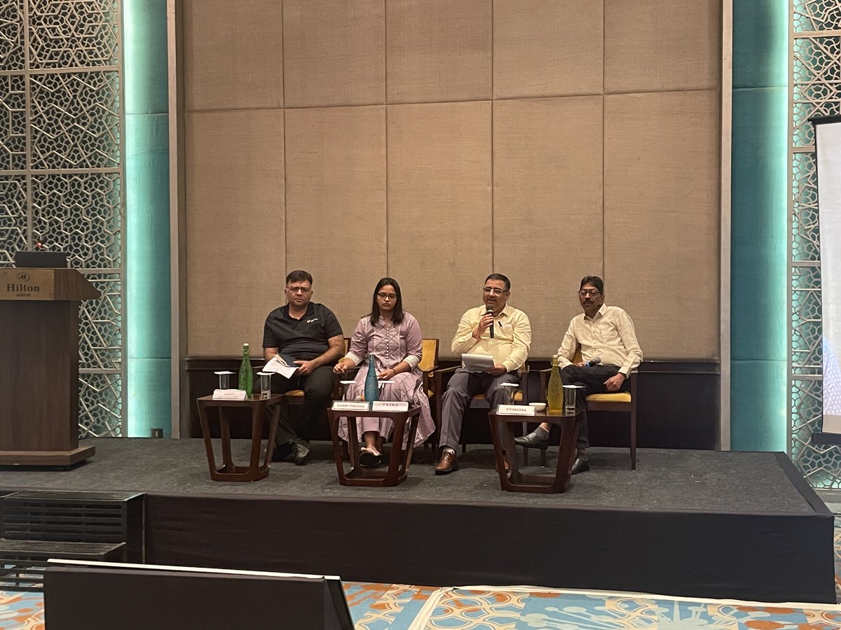 CEEPIndia's tweet photo. What a day at yesterday's #SET22 with exceptional minds, engaging content, and gr8 ideas! Love the change opportunities we are creating together with our partners @WRIIndia and @CustomizedES. Extending our appreciation to Ajitabh Sharma, AK Gupta, PS Saxena, VA Kale. #Jaipur https://t.co/Jve3DC3ZSe