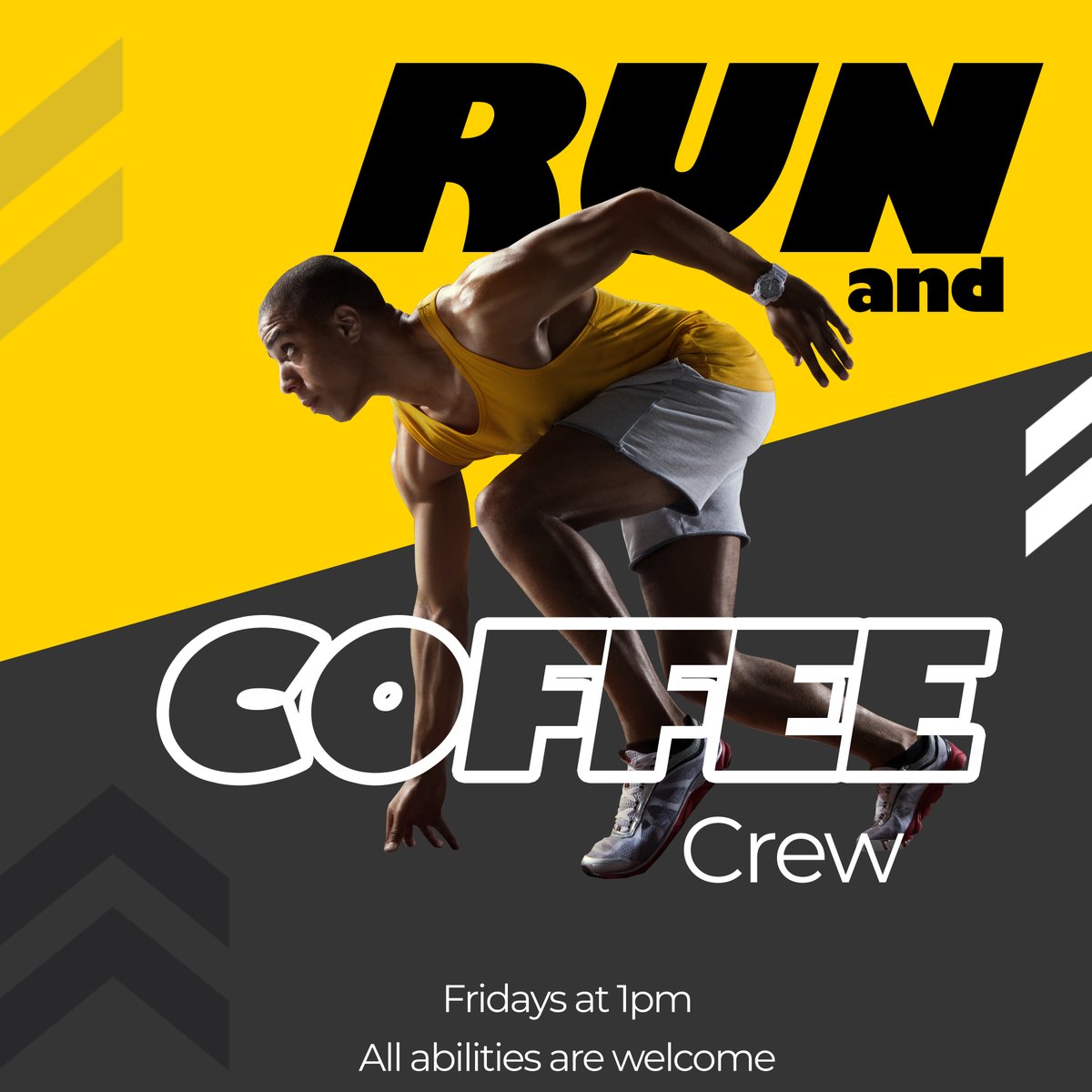 ACPE Students, don't forget about our Run and Coffee Crew! Fridays at 1pm, get your body moving, grab a coffee and chat with mates about what's important to you!