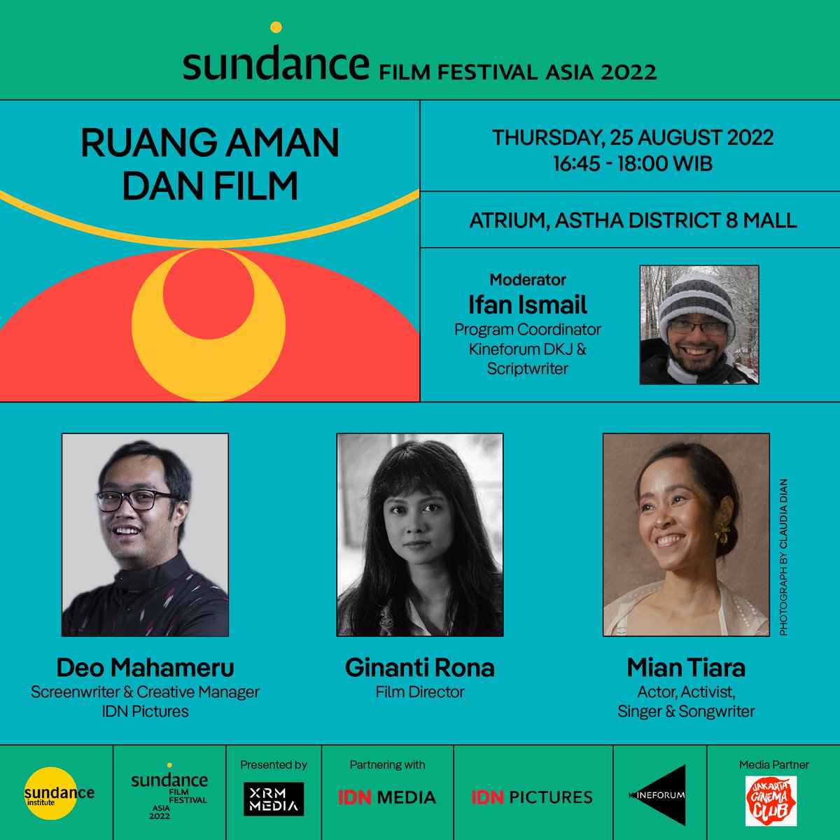 Jakarta Cinema Club (@jakartacineclub) on Twitter photo Sundance Film Festival: Asia 2022 sudah dibuka! mulai dari tanggal 25-28 Agustus 2022 di
ASHTA District 8, Jakarta! Cek info lebih lanjut di akun Instagram <a href="/SundanceFFAsia/">Sundance Film Festival: Asia</a> Sundance Film Festival: Asia 2022 sudah dibuka! mulai dari tanggal 25-28 Agustus 2022 di
ASHTA District 8, Jakarta! Cek info lebih lanjut di akun Instagram <a href="/SundanceFFAsia/">Sundance Film Festival: Asia</a>