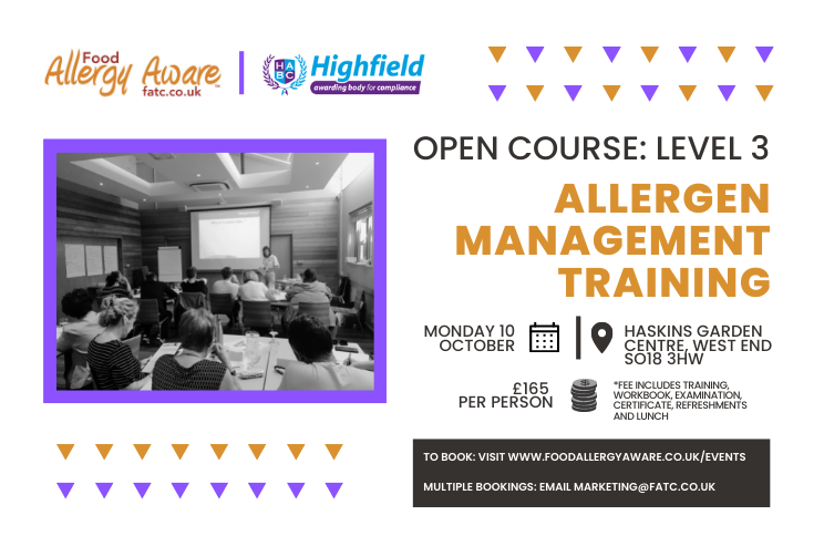 FoodAllergyAW's tweet photo. #AllergenManagement Level 3 @askhighfield training course, bonus modules - positive communication & Near Miss Reporting for #FoodHypersensitive customer. @foodgov recommends training commensurate with their roles, are your managers/chefs covered https://t.co/4rXUKn3jfe https://t.co/mPQP0m5X4M