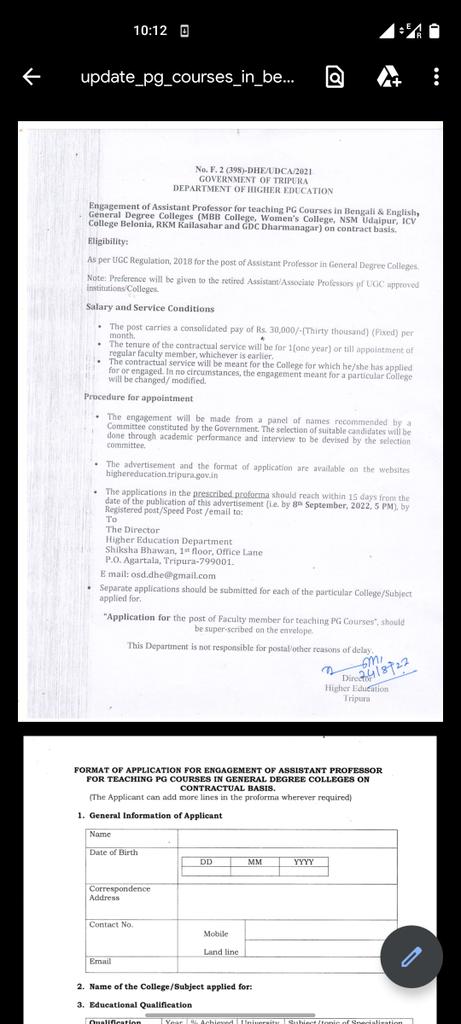 biplabbrahma1's tweet photo. Please rethink the matter as we believe on involvement of young professionals are crucial for the betterment of the society. @cmo_tripura  @ugc_india @EduMinOfIndia @PMOIndia https://t.co/blgqiSZy48