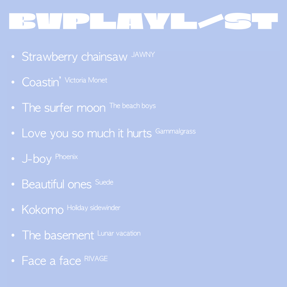 _bvofficial's tweet photo. BV Playlist #3
⠀
“Someday we'll stand here by the sun”
블루바이닐 플레이리스트 세 번째! 여름의 끝자락에서 즐기는 'Summer Playlist'입니다. 바다로 떠나는 차 안, 친구들과 함께 누운 해변, 좋아하는 드라마를 정주행하며 홀로 보내는 여름 밤🐋 https://t.co/nN4CoTg5kv