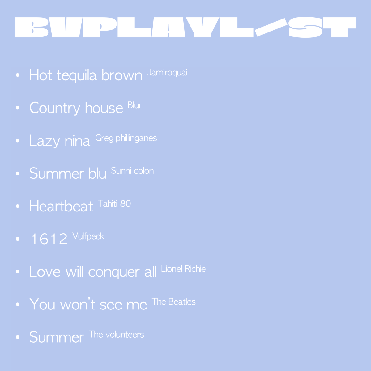 _bvofficial's tweet photo. BV Playlist #3
⠀
“Someday we'll stand here by the sun”
블루바이닐 플레이리스트 세 번째! 여름의 끝자락에서 즐기는 'Summer Playlist'입니다. 바다로 떠나는 차 안, 친구들과 함께 누운 해변, 좋아하는 드라마를 정주행하며 홀로 보내는 여름 밤🐋 https://t.co/nN4CoTg5kv