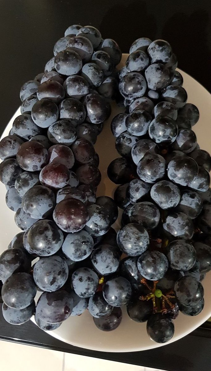 คราบขาวๆบนองุ่นเป็นแว็กซ์ที่องุ่นผลิตขึ้นมาเองเพื่อป้องกันการสูญเสียน้ำ ยิ่งมีเยอะ = องุ่นสด