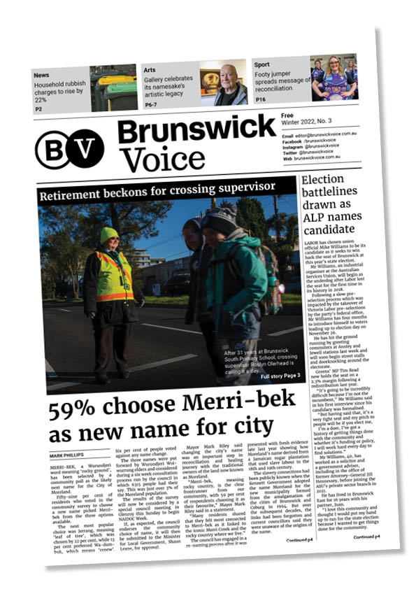 Brunswick Voice (@brunswickvoice) on Twitter photo Attention any #Brunswick-based graphic designers out there: how would you like to be involved in our first print edition, to be published later this year? Send expressions of interest to editor@brunswickvoice.com.au Attention any #Brunswick-based graphic designers out there: how would you like to be involved in our first print edition, to be published later this year? Send expressions of interest to editor@brunswickvoice.com.au
