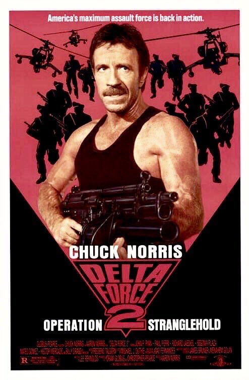 FilmNewsNos's tweet photo. 🎬MOVIE HISTORY: 32 years ago today, August 24, 1990, the movie ‘Delta Force 2: The Colombian Connection’ opened in theaters!
#ChuckNorris #BillyDrago #JohnPRyan #RichardJaeckel #PaulPerri #BegonaPlaza #HectorMercado #MarkMargolis #KellyWicker #RickPrieto #AaronNorris https://t.co/YO8ndq0l2o