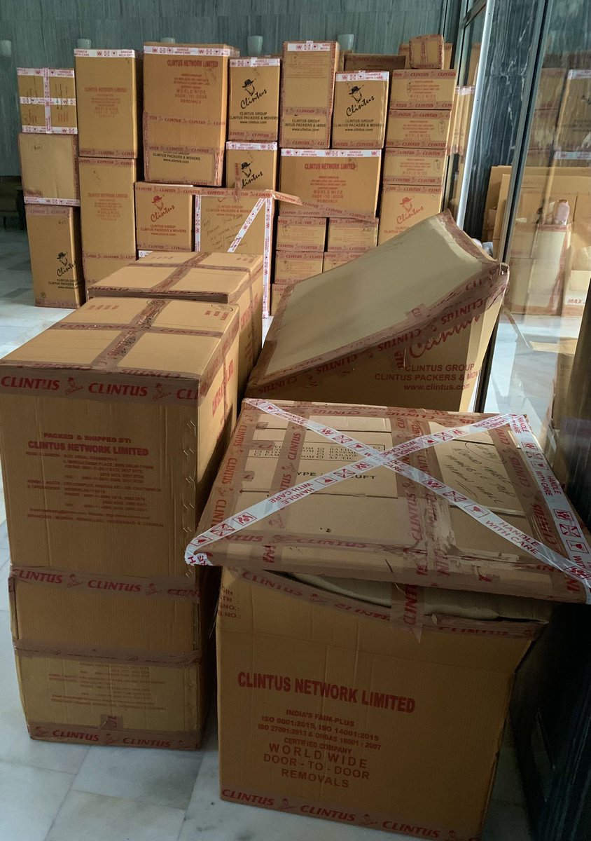 WalterJLindner's tweet photo. Moving between continents essential part of diplomatic nomad’s life…still, move nr 12 (Delhi to Berlin) taking particularly long. It’s almost 10 weeks since packing in Delhi’s Chanakyapuri (mid June) &amp; container still on sea/rail/road, but hopefully arriving this weekend😃 https://t.co/79cYveo26Y