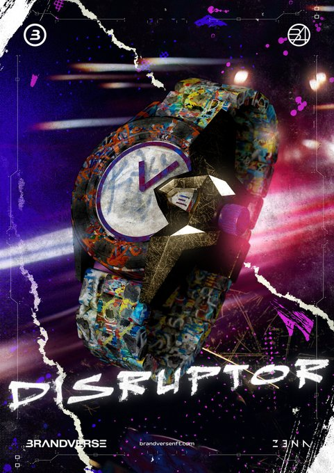 OVRtheReality's tweet photo. 📣 5 days left till the @BrandverseNFT x
@OVRtheReality Global #PlayToEarn Game ends!
🗺✨🎉

Keep collecting @Z3NA #Disruptor watches⌚️until August 30 @ 11:59 pm EDT.
 
🏆 TOP 10 collectors will win #NFTs worth $5,000.

👇Details:
https://t.co/synBAGZpGe

#comeonOVER #P2E #NFT https://t.co/lZ4GZdUUpv
