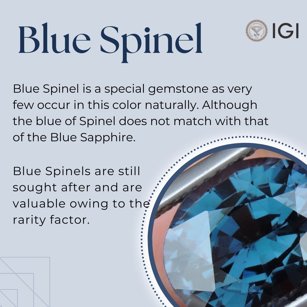 igiworldwide's tweet photo. Blue Spinel is a special gemstone as very few occur in this color naturally. Although the blue of Spinel does not match with that of the Blue Sapphire, Blue Spinels are still sought after and are valuable owing to the rarity factor.
#bluespine #spinel #gemblog #igicertified #gem https://t.co/KSpfk39g5B
