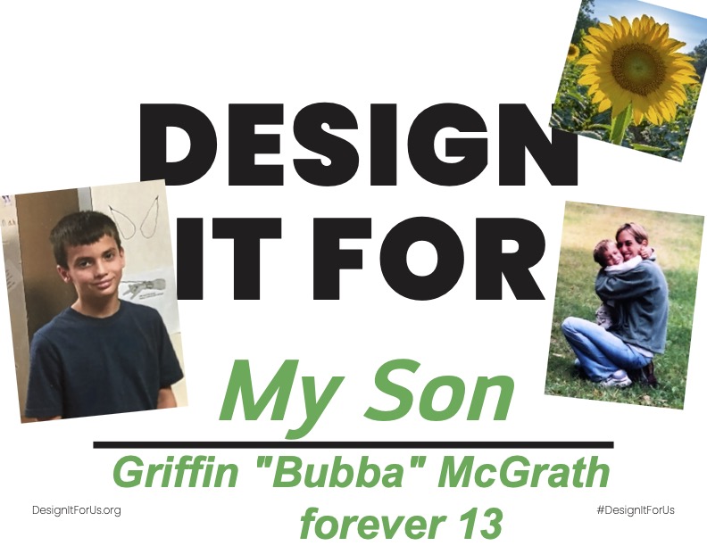 ptogetheraction's tweet image. Design it in honor of my only son Griffin, who was dared to try “the pass-out challenge” after also viewing it countless times on YouTube. Regulation is paramount. If only to save one precious life. 💜🌻-Annie #DesignItForUs #CAKidsCode #AB2273