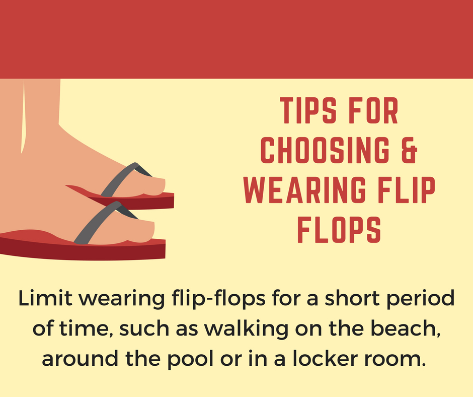 ULTIMATEFamilyC's tweet photo. We all love flip flops, just make sure to limit your wear.    via: https://t.co/FHwKIQw3Mo https://t.co/tsbQnknGRn