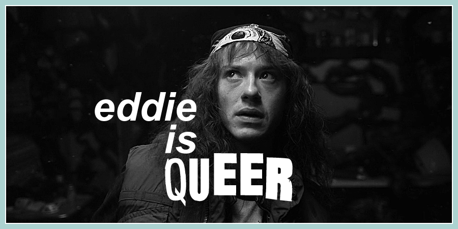 WHY EDDIE MUNSON IS A QUEER-CODED CHARACTER – a thread. 🧵

in this thread, i’ll explain in detail how and why eddie’s character is queer, from – in no particular order – his aesthetic to his wardrobe design, public perception, and narrative arc.