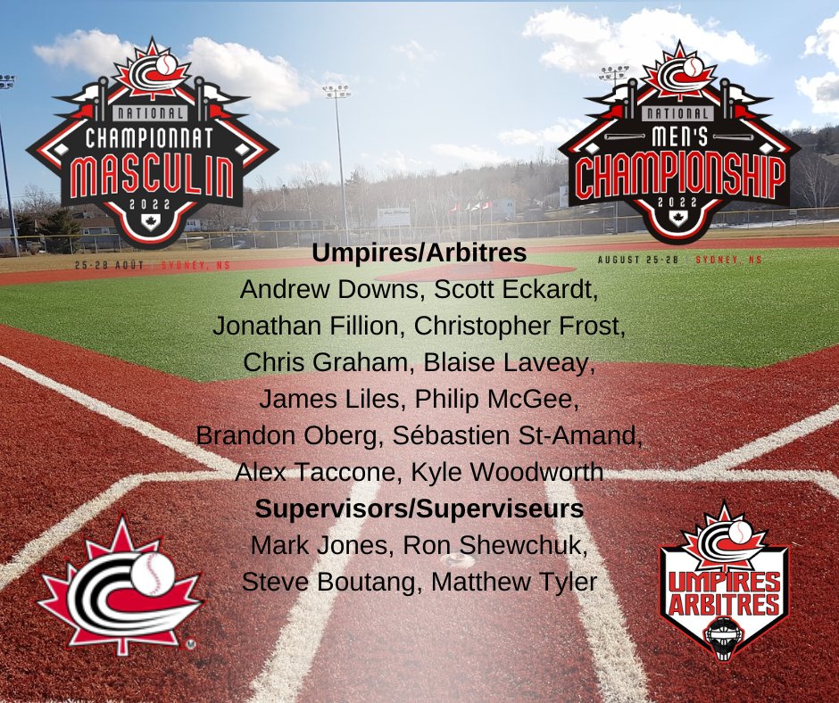 We wish a great National Men's Championship to all the umpires in Sydney, Nova Scotia.
Nous souhaitons un bon championnat à tous les arbitres au Championnat national masculin à Sydney en Nouvelle-Écosse.