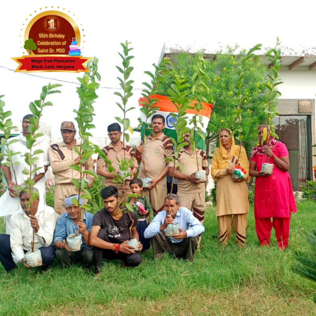 Plants are so nesasry for us it makes environment good nd gives us oxigen stick fruits vegetables Derasachasauda have many world record in #Treeplantation volunteers grow 2plants in a month inspiration by SaintGurmeetRamRahim ji #PlantForFuture.