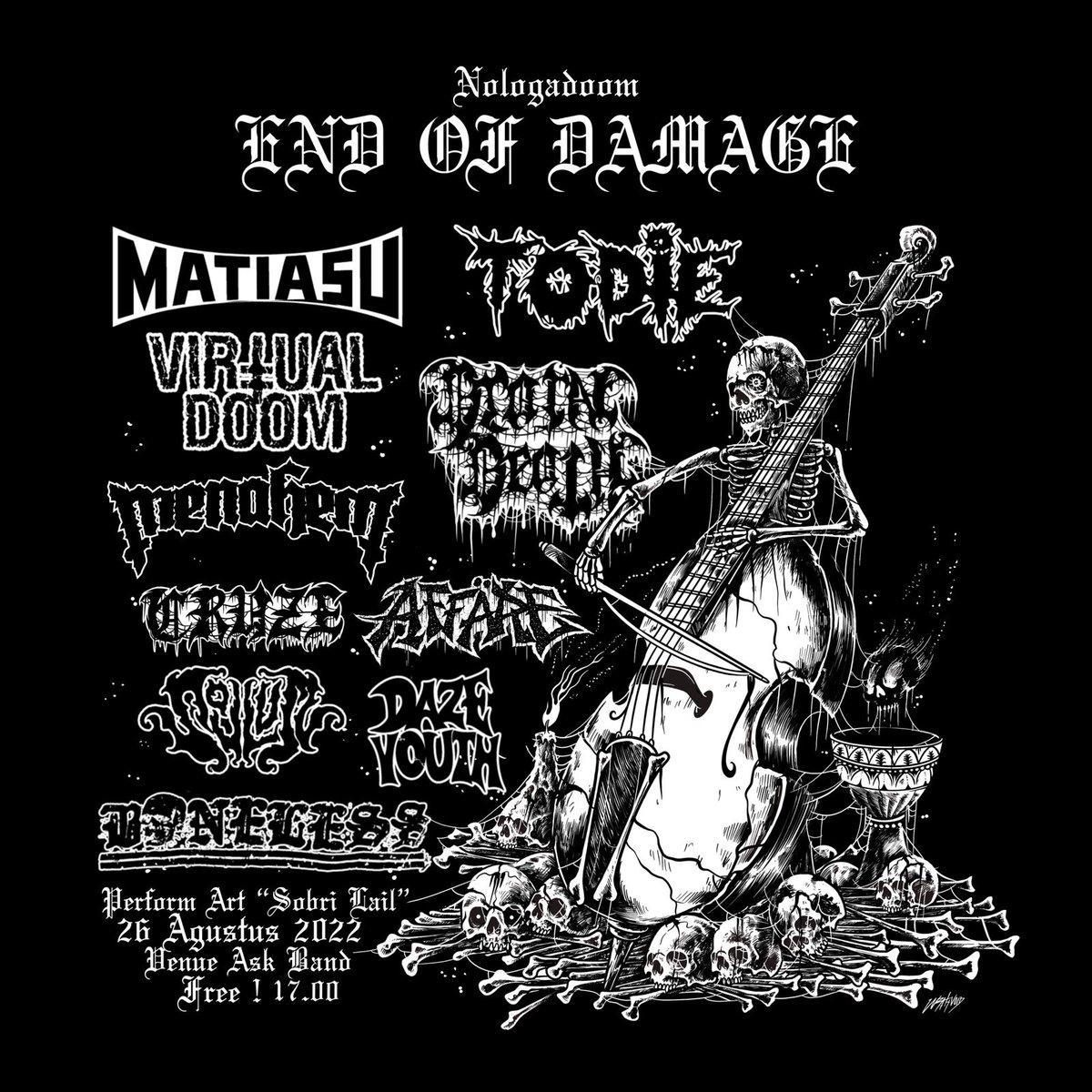 Selo banget kan tetiba besok ada Matiasu maen ke Yk :)
Besok malam mereka bakal ditemani band - band woles dan kenceng biar yin yang karena hidup itu harus seimbang ye kannn.
Hint venue di utara sana lah poko'e dm waee