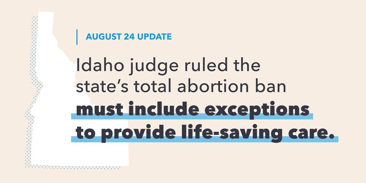 PPGNHAIK's tweet photo. Today an Idaho judge ruled that the total abortion ban set to go into effect tomorrow must provide exceptions in the case of emergency care. We’re answering your questions here. 👇 https://t.co/WI8J8quJUI