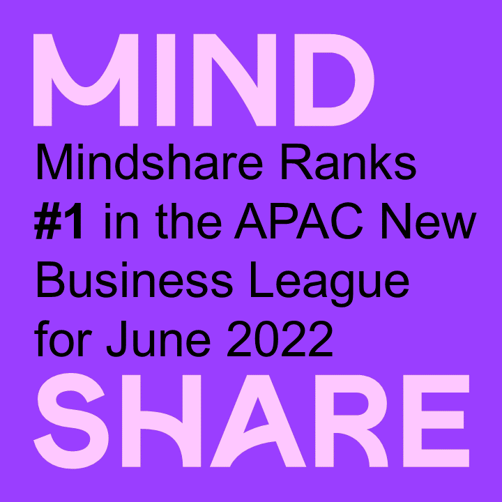 MindshareAPAC's tweet photo. #TeamMindshare ranked #1 in June’s R3 APAC New Business League. 👏
 
Amazing job by #TeamMindshareAPAC 🥳 https://t.co/n1y8OtgssQ