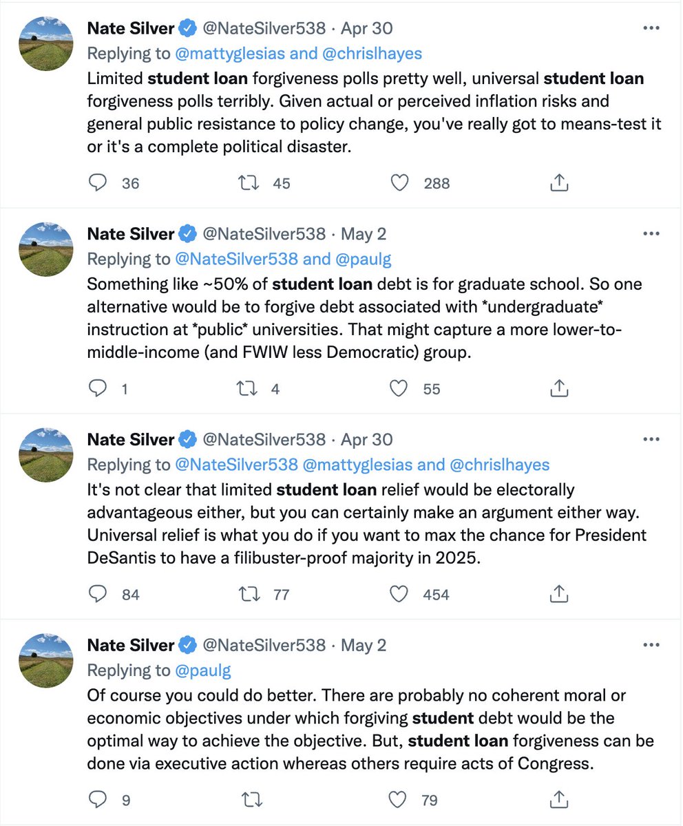 In fact, I'm willing to invest a modest amount of time myself in order to show you just how full of shit Nate Silver really and truly is.

There's the image. And there's the link.

Remember when he stormed off to walk his poodle Phee Phee over FL in 2020?
x.com/search?q=stude…