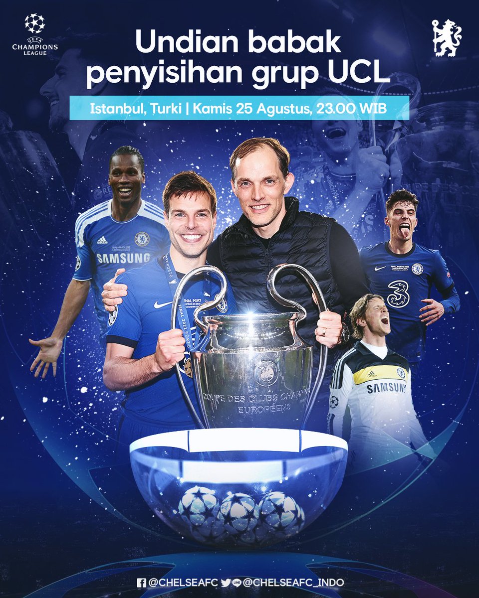chelseafc_indo's tweet image. Perjalanan malam magis Eropa the Blues segera dimulai! 🤩

Sudah siap? Ayo berikan prediksi kalian, Blues! 🧐

#UCLdraw 
#CFCIndo
