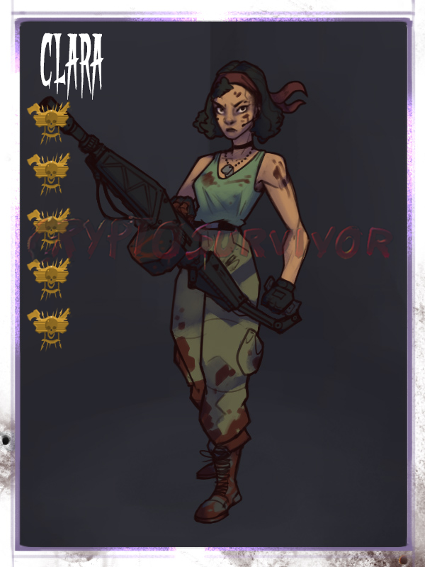 CryptoSurvivorZ's tweet photo. Don't mess with Clara, she's an expert at killing.

https://t.co/WGIMKLRPNW
https://t.co/PdwqYJam2E
https://t.co/LOn26uoqCs
https://t.co/coTVYenxcK
https://t.co/NlB8W0w98h

#NFT #CRYPTO #PLAYTOEARN #BTC
#BSC #C2E #GAMES #BINANCE
#CRYPTOSURVIVOR #CLICKTOEARN https://t.co/zBZoFWe6XR