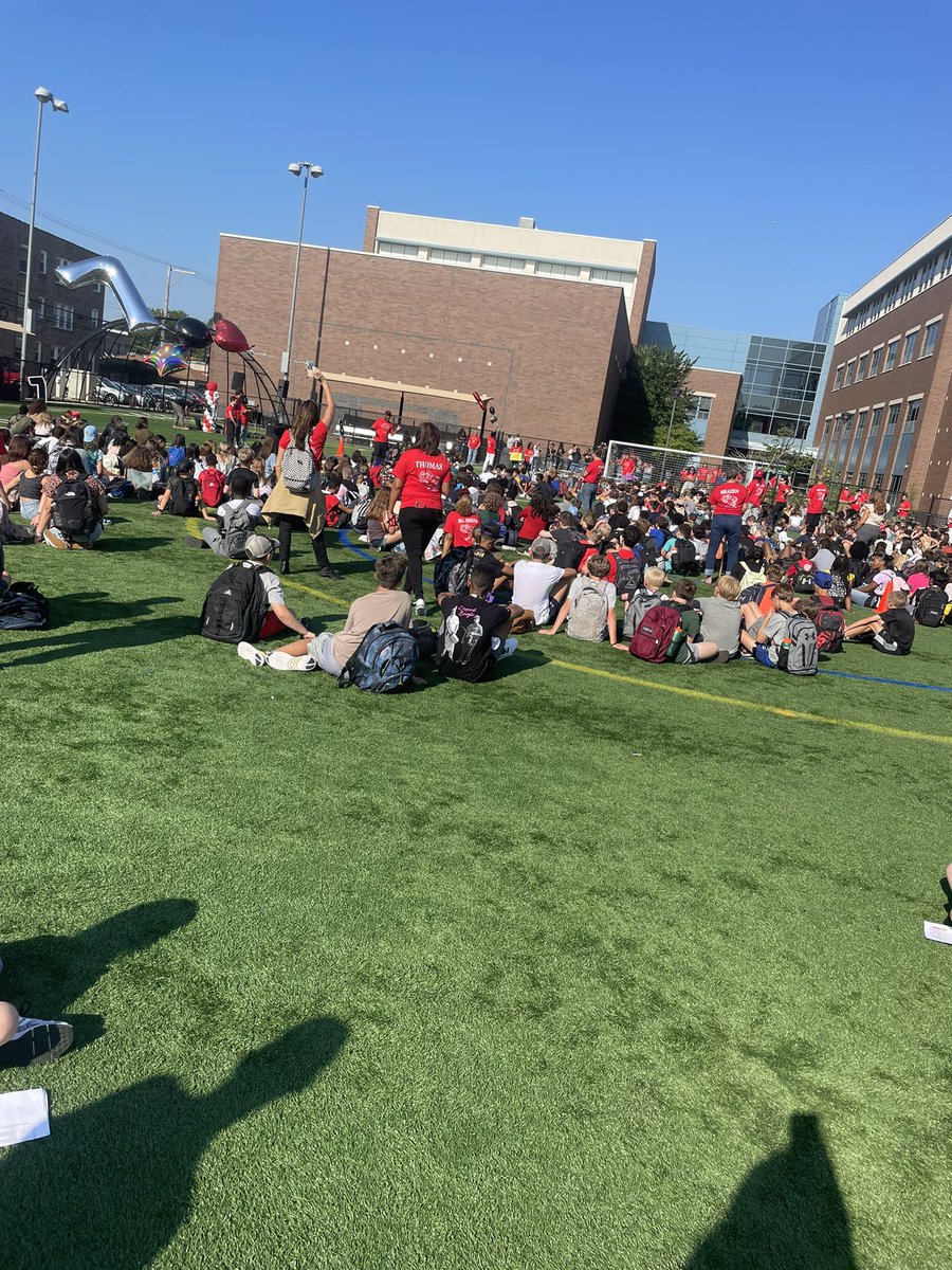 Kicked off the start of the school year sending my former students off to become Julian Jayhawks! What a warm welcome by <a href="/_JeChristian/">Jeremy E. Christian</a>. It was a vibe. <a href="/OakPark97/">Oak Park District 97</a>