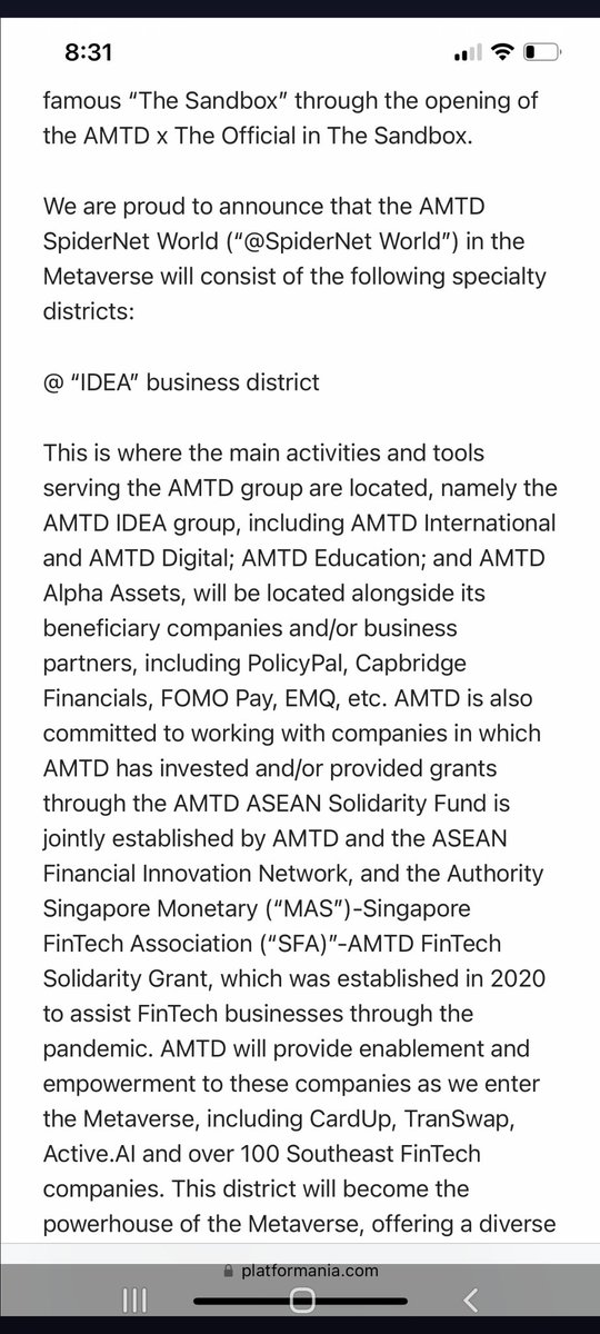 Shitscrazy1788's tweet photo. $amtd https://t.co/h1hh4RgVJX